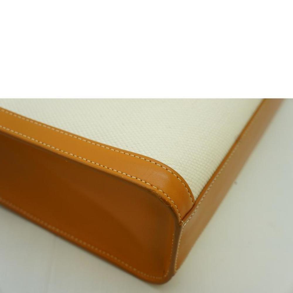 Celine Canvas Logo Print Vertical 2 Way Hand Bag - image 7